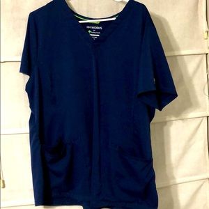 Healing Hands Scrub Top Large